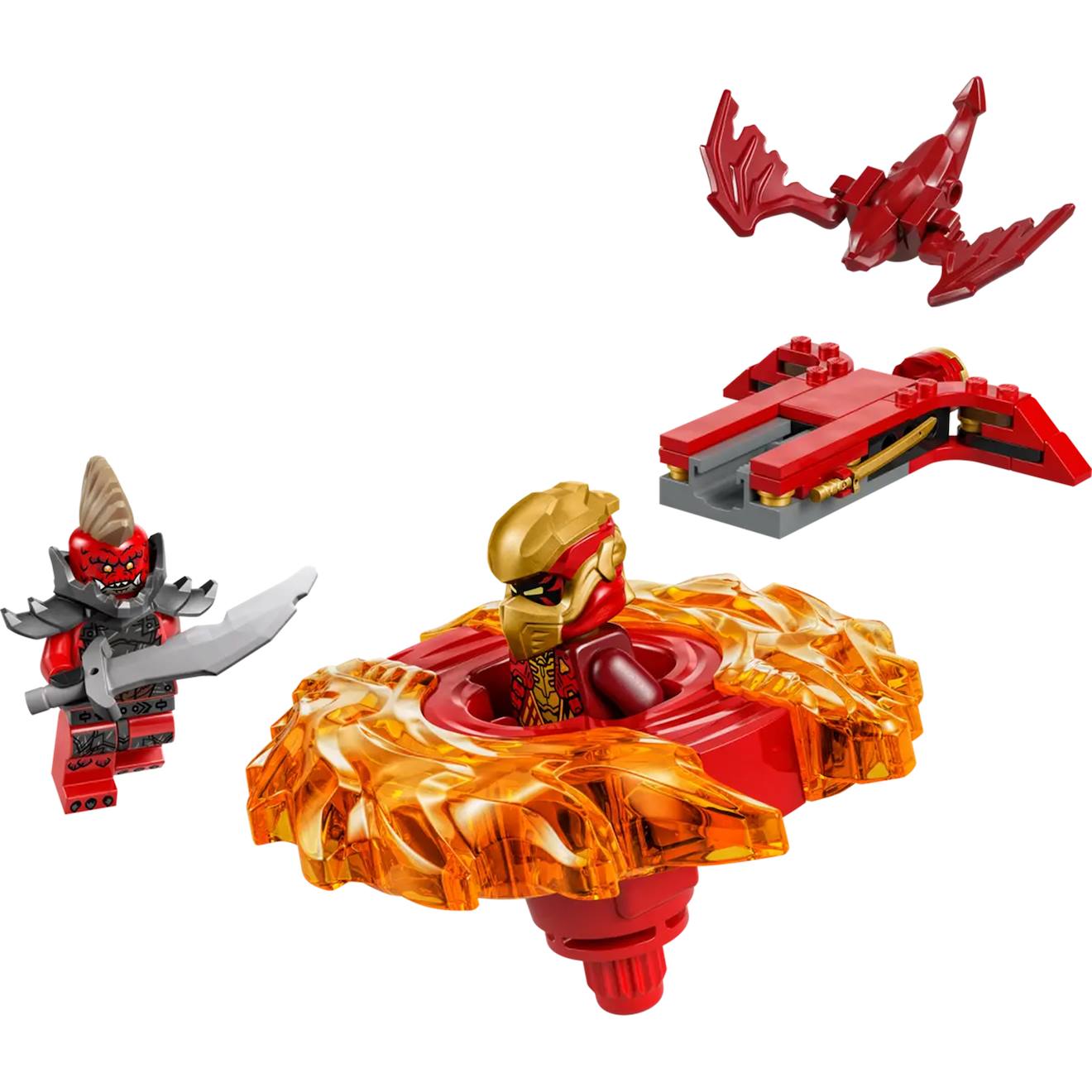 Ninjago La Toupie Spinjitzu Du Dragon De Kai 71823 Multicolore