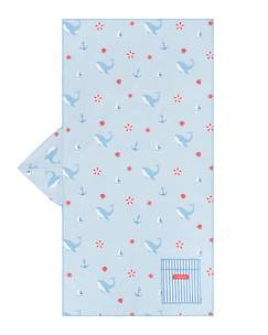 -Serviette plage enfant  avec capuche microfibre