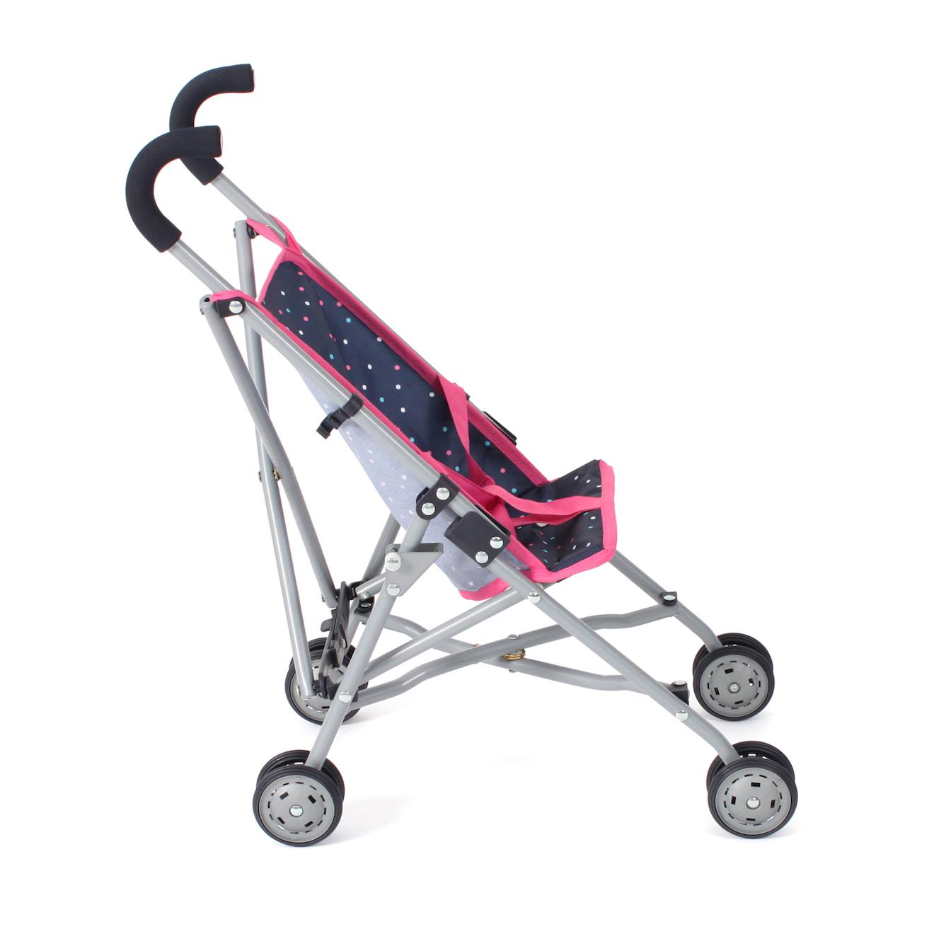 Mini-poussette Buggy Pour Poupons Roma Rose