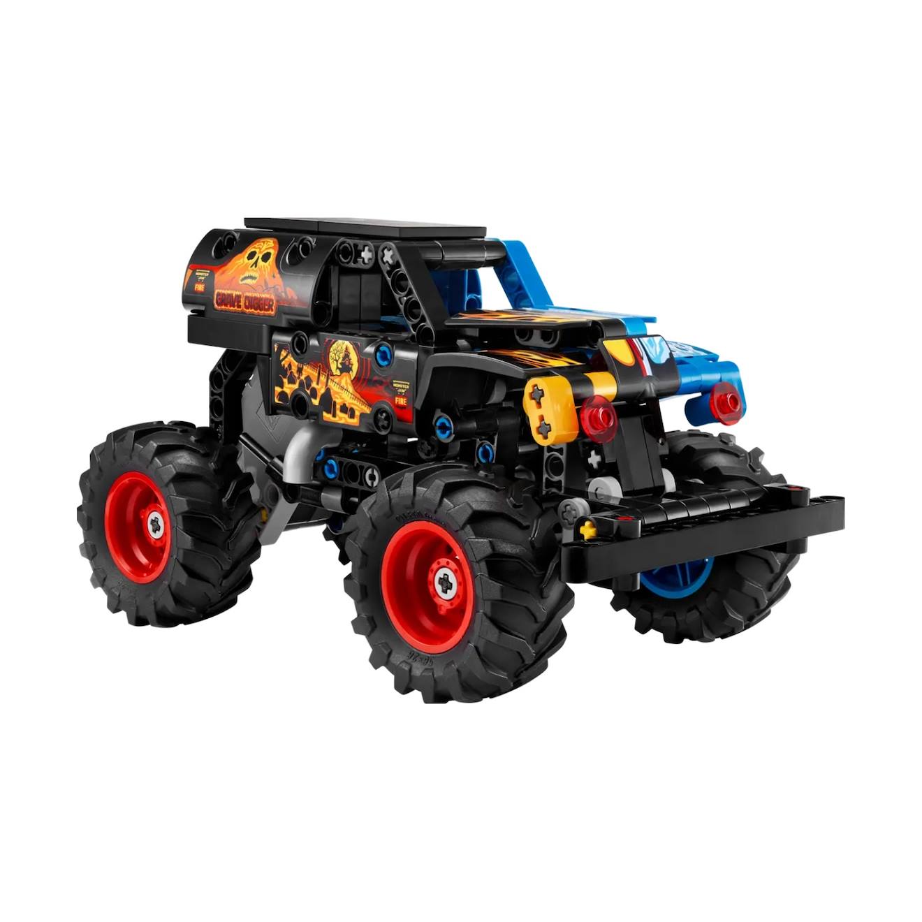 Technic Monster Jam Grave Digger Feu Et Glace 42219 Multicolore