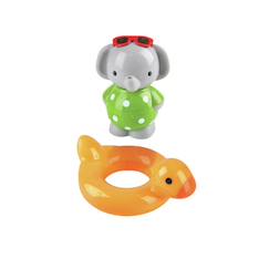 Jouet-Premier âge-Jouets de bain-Eléphant nageur et sa bouée
