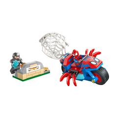 Jouet-Spidey sur sa moto contre rhino 11206