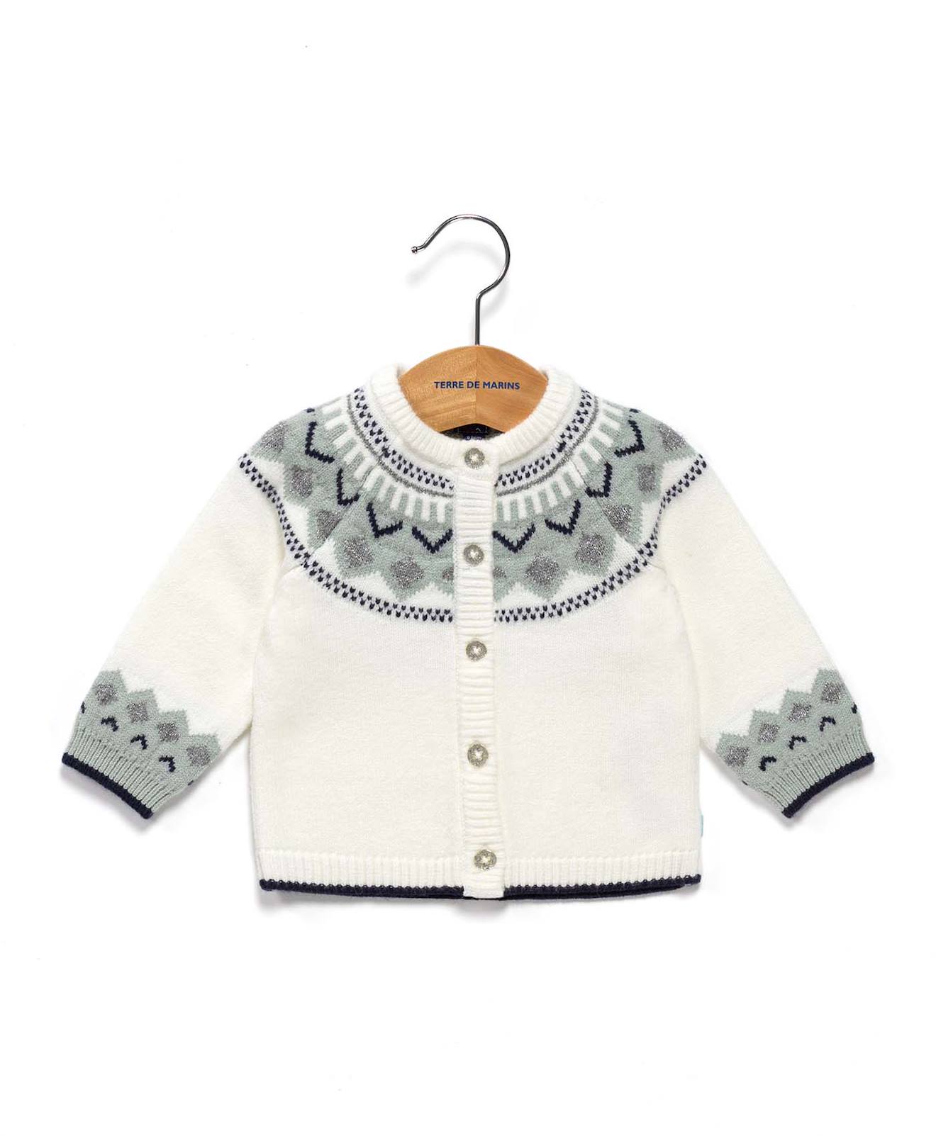 Robe Manches Longues Bébé Fille Blanc