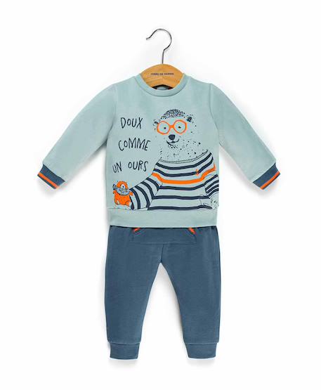 Bébé-Ensemble-Ensemble pantalon + haut 100% coton bébé garçon