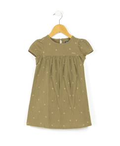Robe manches courtes 100% coton fille  - vertbaudet enfant