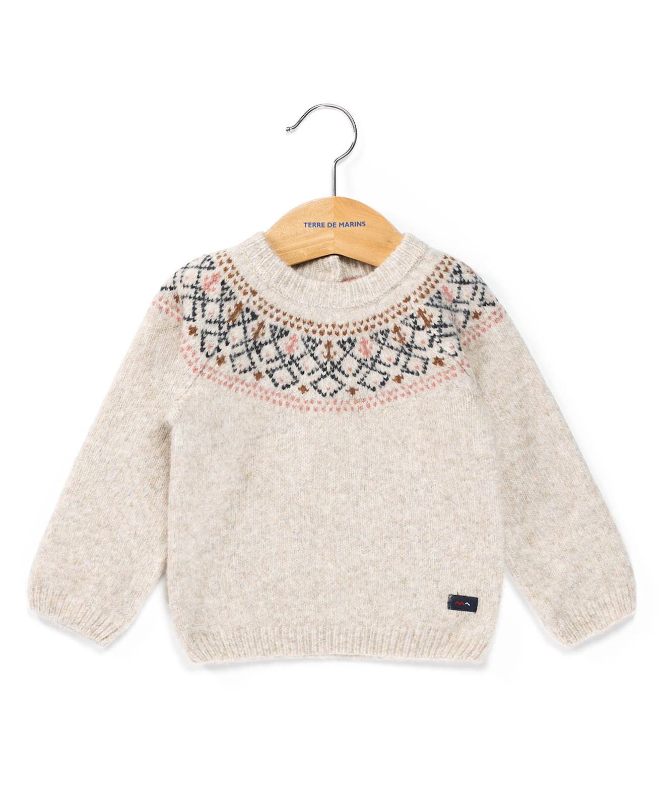 Pull Bébé Fille Beige Chine