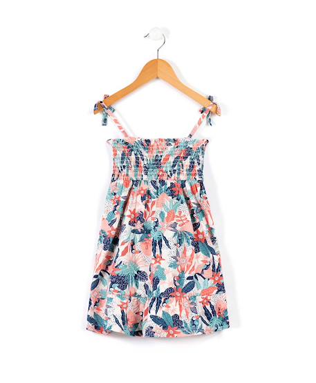 Fille-Robe sans manches 100% coton fille