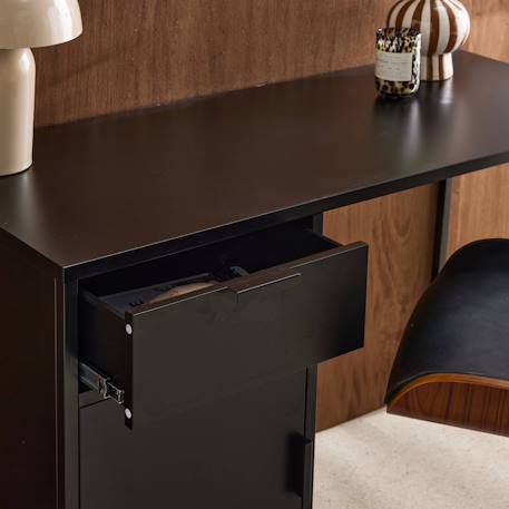 Bureau enfant acier laminé 1 tiroir Beige+Bleu+Kaki+Noir+Terracotta 23 - vertbaudet enfant 