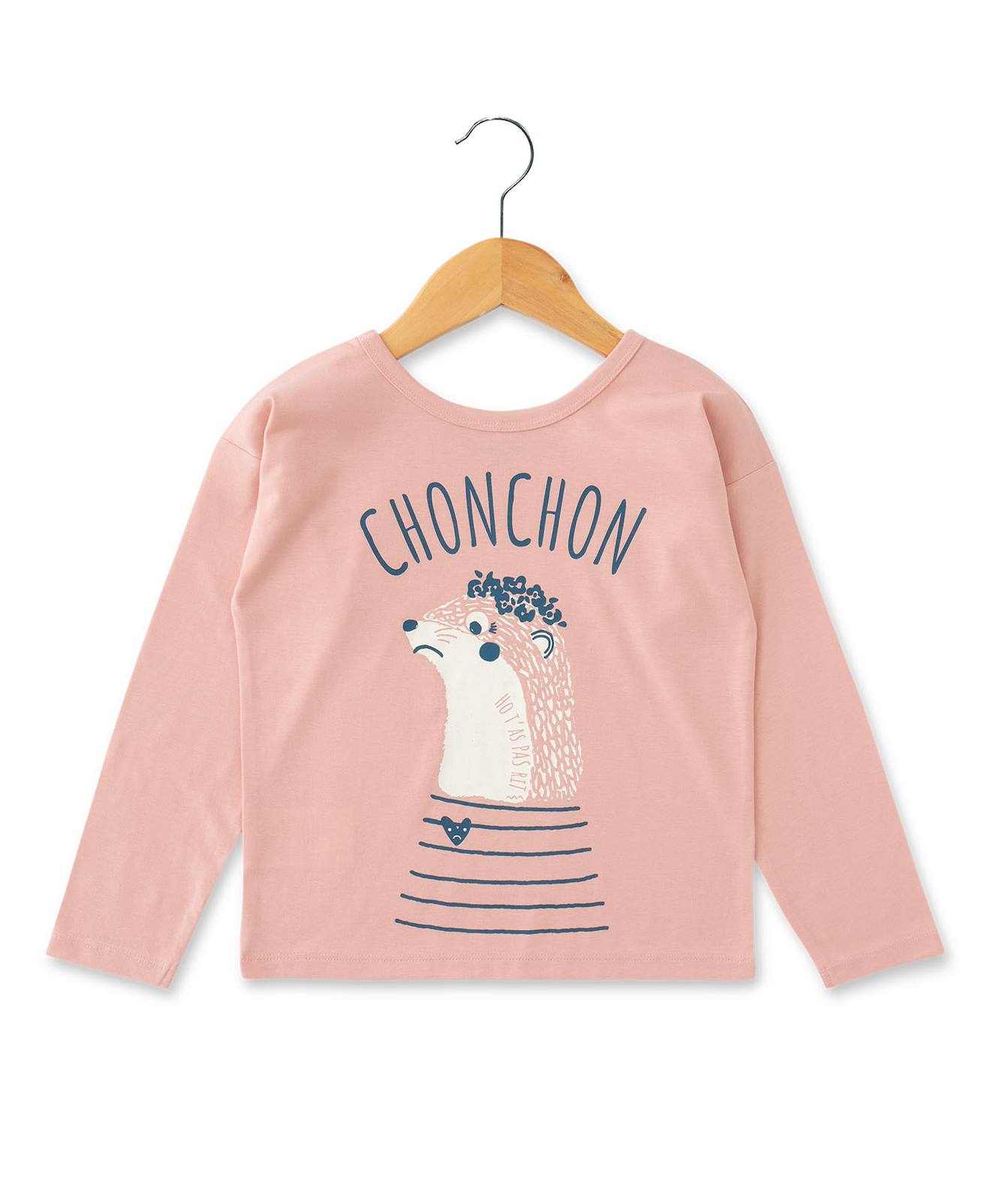 T-shirt Manches Longues 100 Coton Fille Rose 13 €