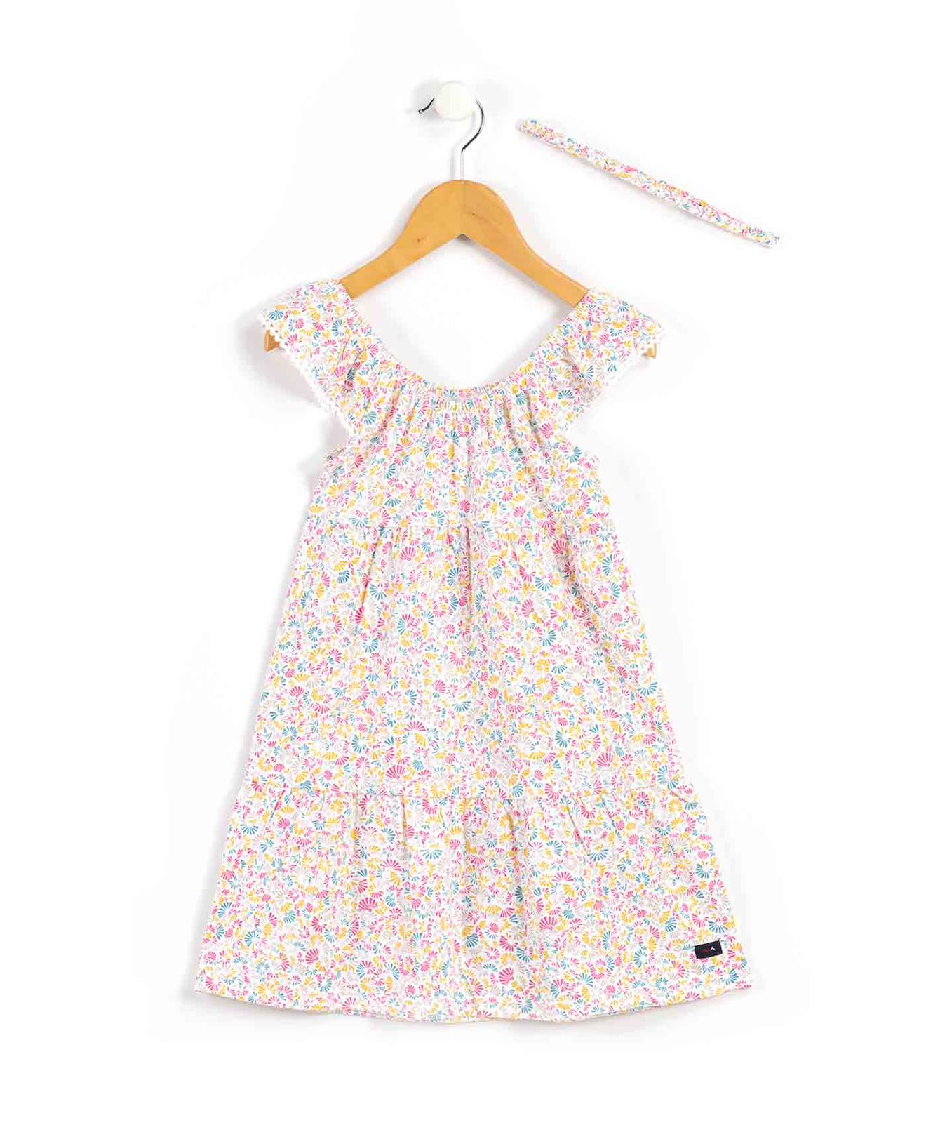 Ensemble Robe Bandeau 100 Coton Fille Imprime Multico 13 €