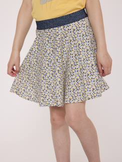 Jupe short 100% coton fille  - vertbaudet enfant