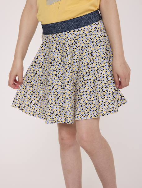Jupe short 100% coton fille  - vertbaudet enfant