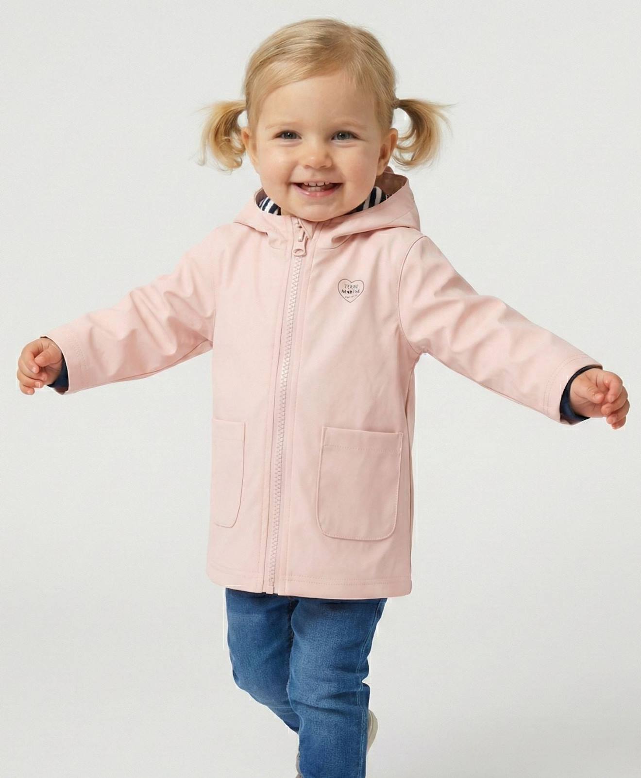 Cir Impermable Capuche Bb Fille Rose 39 €