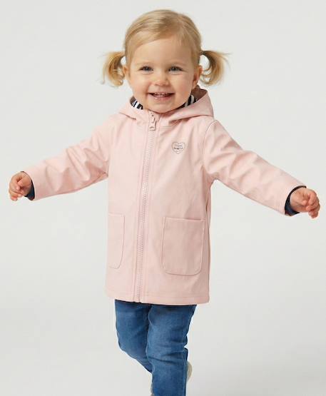 Bébé-Ciré imperméable à capuche bébé fille