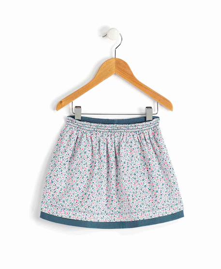 Fille-Jupe courte 100% coton fille