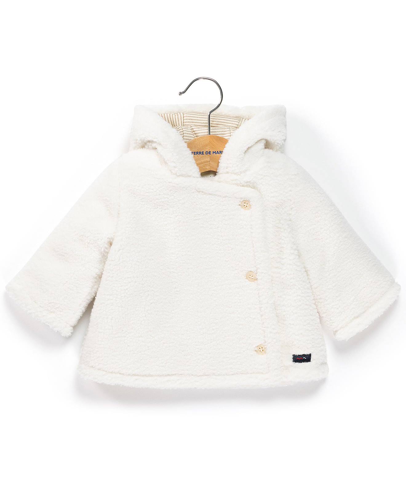 Manteau bébé ecru