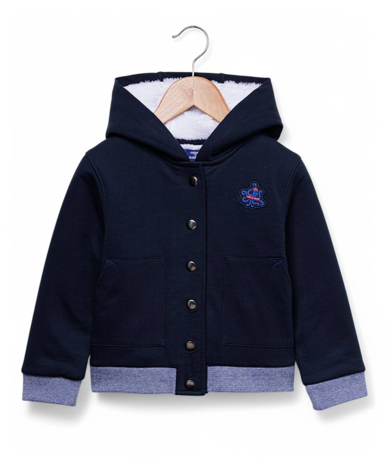 Veste À Capuche Garçon Indigo