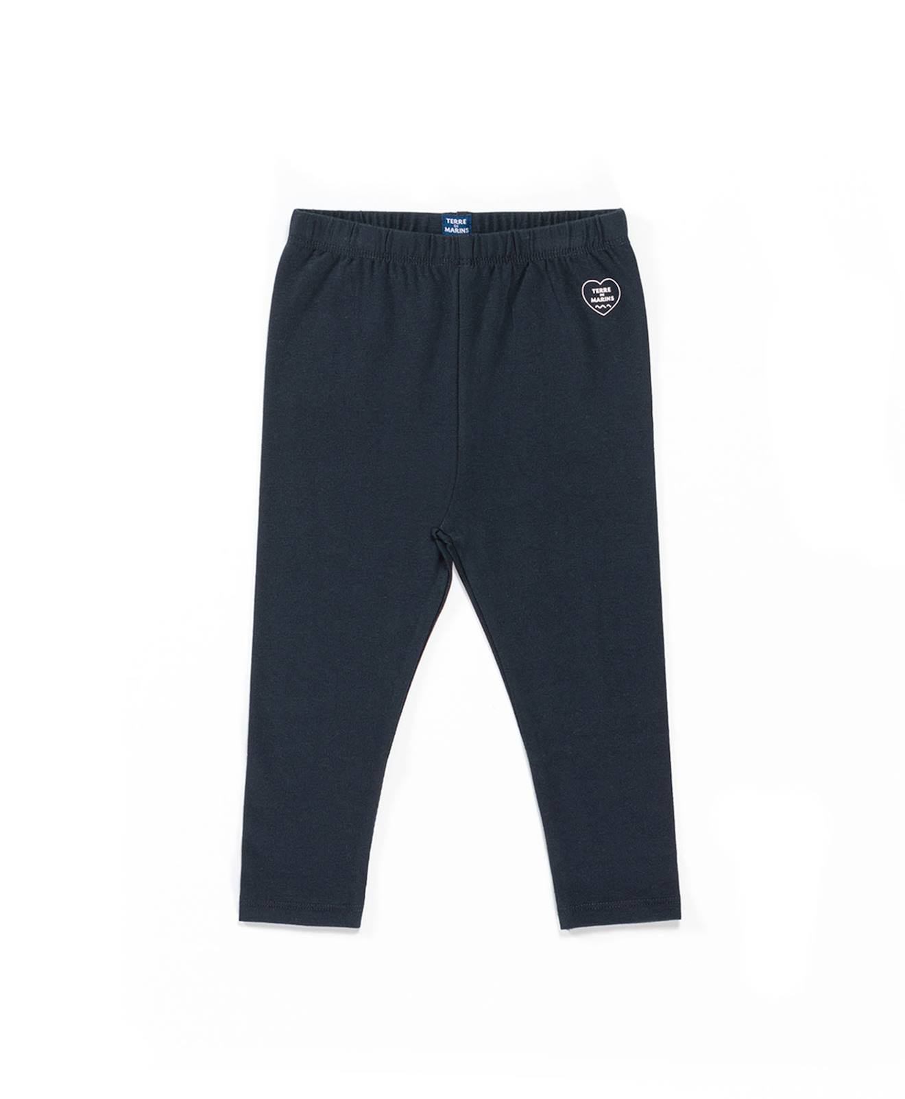 Legging Long Bébé Fille Marine Legging Long Bébé Fille Marine