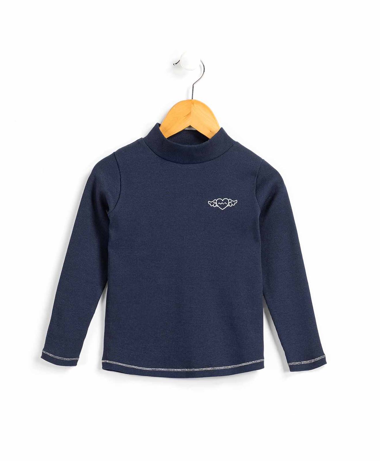 T-shirt Manches Longues Fille Indigo