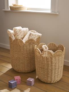 Linge de maison et décoration-Décoration-Lot 2 paniers de rangement gigognes