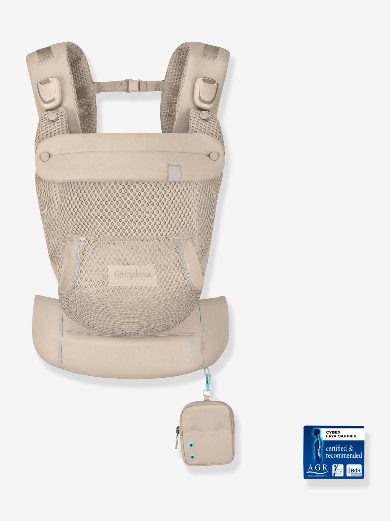 Porte-bébé physiologique LAYA sable