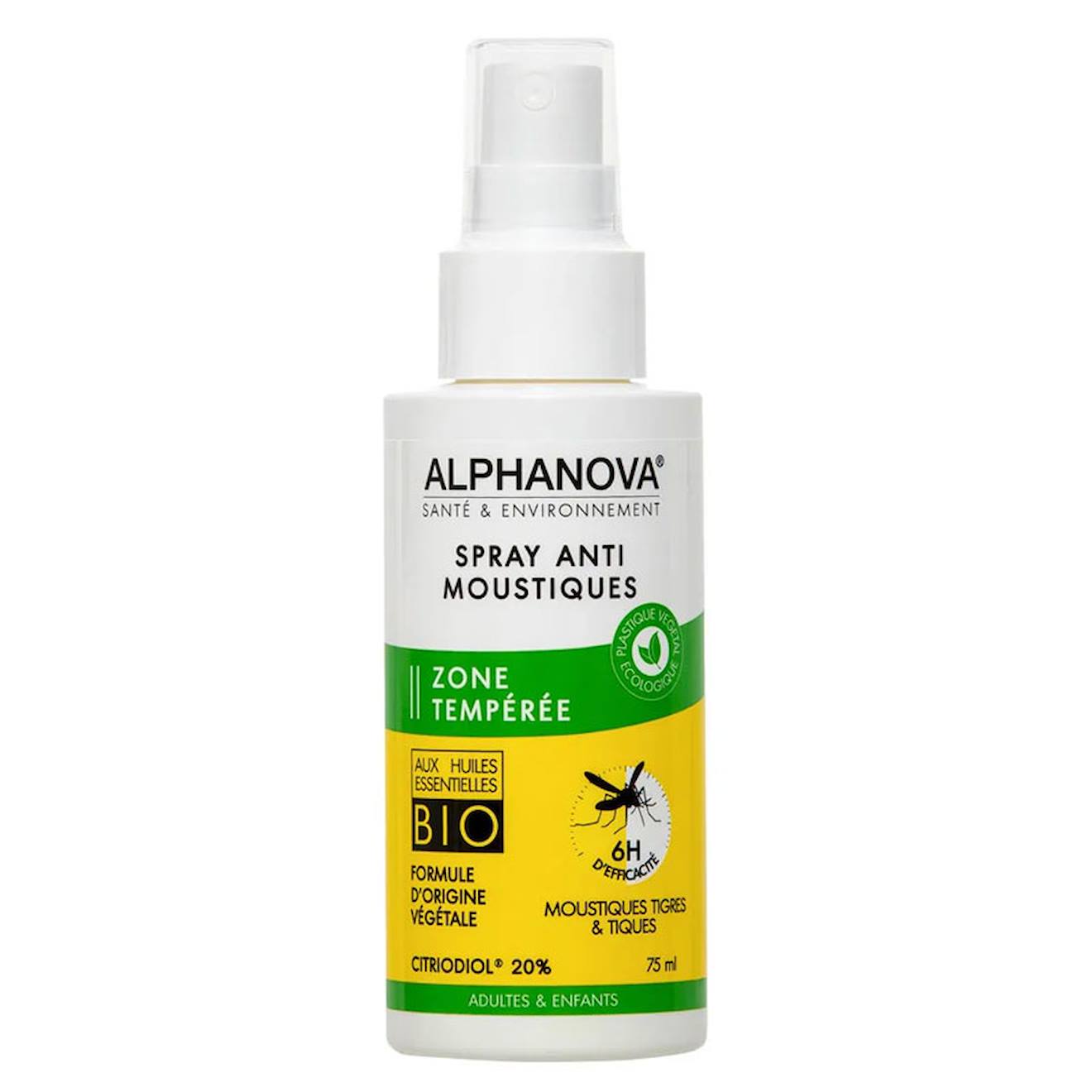 Spray Anti-moustique Zone Tempérée Multicolore (Alphanova) - Image 1