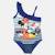 Maillot de bain une pièce fille imprimé minnie Bleu+Rouge 4 - vertbaudet enfant 