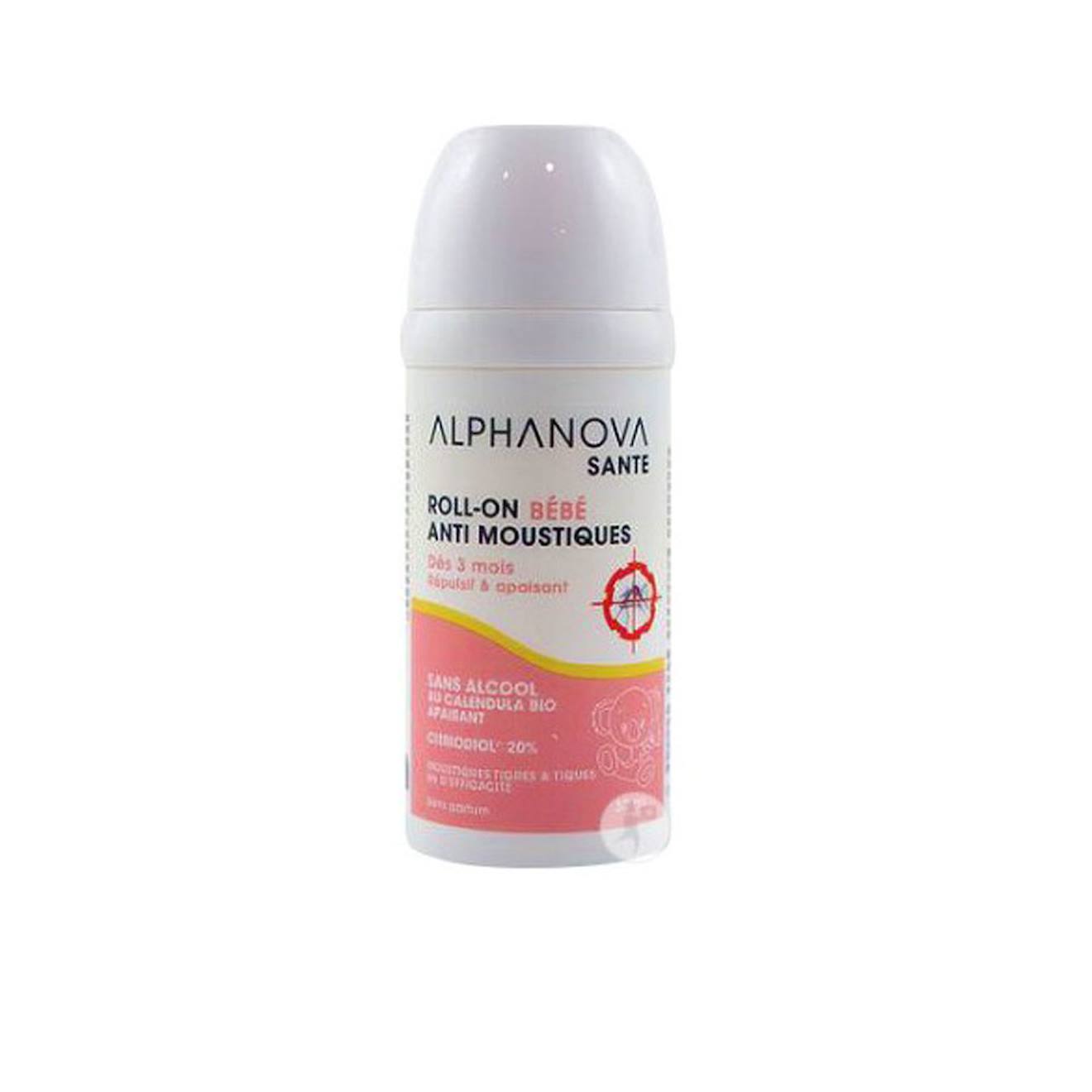 Roll-on Bébé Anti-moustique 30ml Multicolore (Alphanova) - Image 1