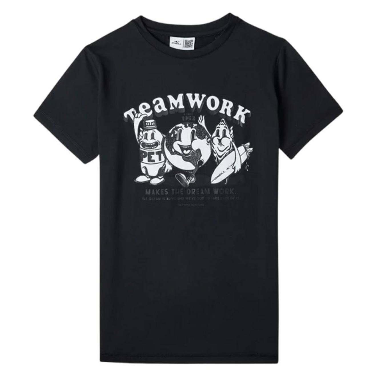 T-shirt Garçon Hybrid Noir