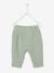 Pantalon bébé mixte coupe sarouel en gaze de coton blanc+Bleu+jaune+rose+tilleul 15 - vertbaudet enfant 