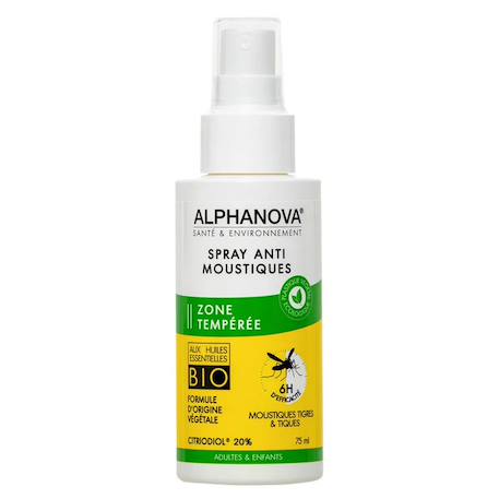 Alphanova - Spray Anti-moustique Zone Tempérée Multicolore