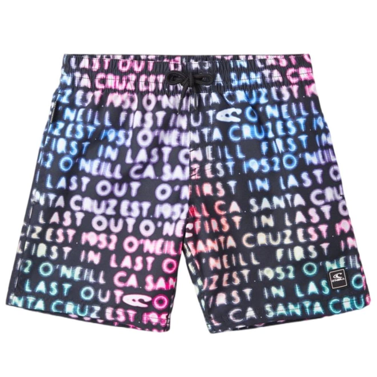 Short De Bain Garçon Cali Noir