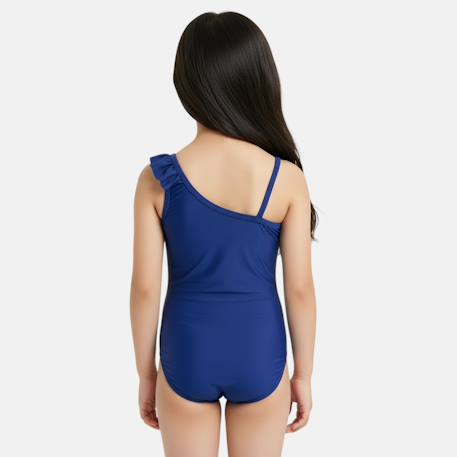 Maillot de bain une pièce fille imprimé minnie Bleu+Rouge 3 - vertbaudet enfant 