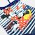 Maillot de bain une pièce fille imprimé minnie Bleu+Rouge 6 - vertbaudet enfant 
