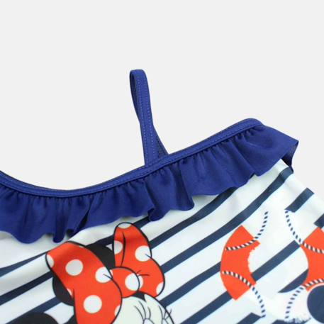 Maillot de bain une pièce fille imprimé minnie Bleu+Rouge 5 - vertbaudet enfant 
