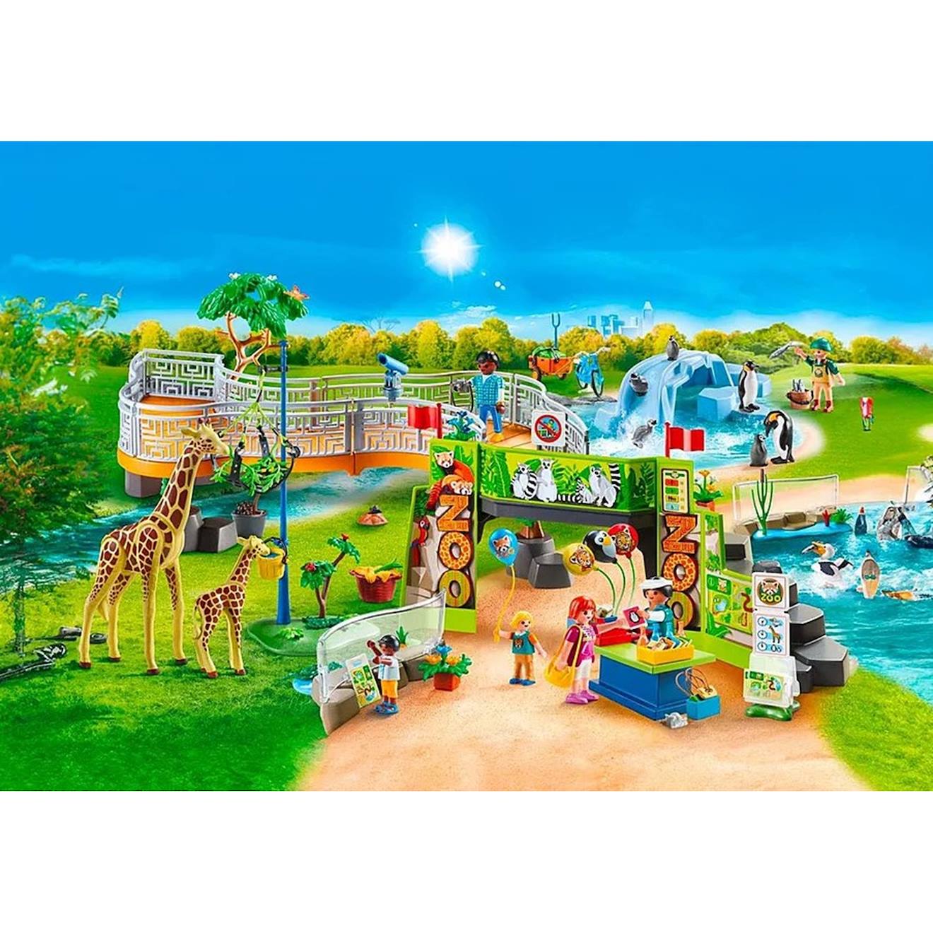 My Life Parc Animalier Avec Visiteurs 71600 Multicolore My Life Parc Animalier Avec Visiteurs 71600 Multicolore
