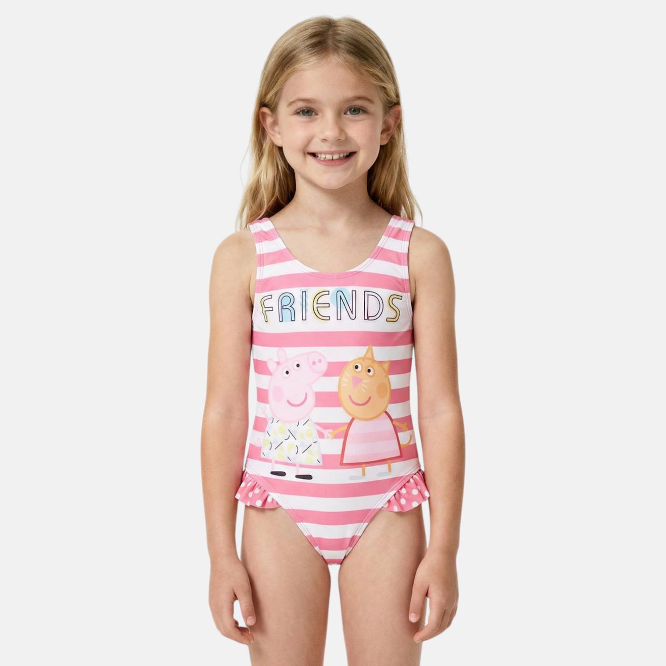Maillot De Bain Enfant Imprimé Peppa Pig Rose