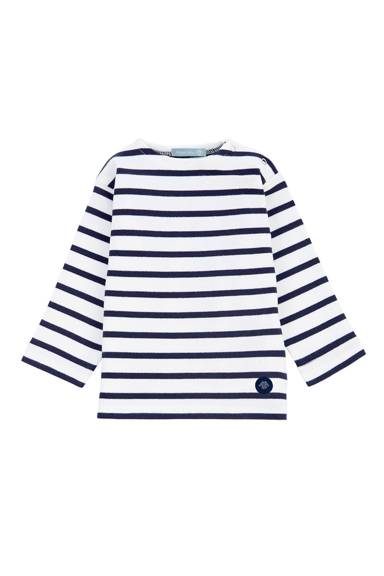 Marinire Col Bateau En Coton Loctudy Bb Blancnavire 35 €