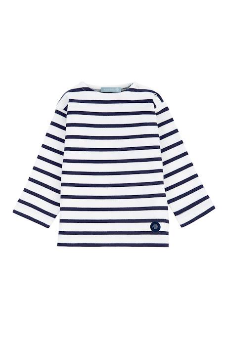 Marinière col bateau en coton loctudy bébé Blanc/braise+Blanc/etoile+Blanc/navire+Lupin/scotch+Marine deep/winterblue+Navire/blanc+Navire/braise+Navire/nature+Nine iron/gris chiné clair 7 - vertbaudet enfant 