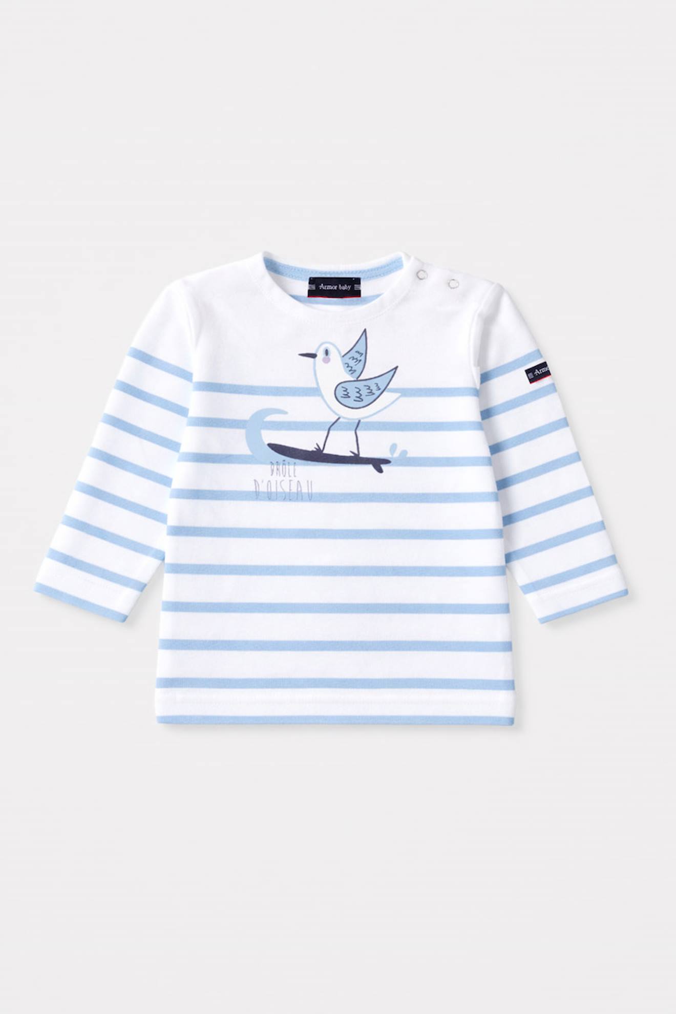 Marinire Oiseau Bb - Coton Lger Blancplacid Blue 35 €