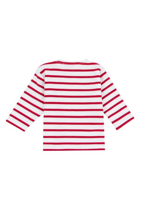 Marinière col bateau en coton loctudy bébé Blanc/braise+Blanc/etoile+Blanc/navire+Lupin/scotch+Marine deep/winterblue+Navire/blanc+Navire/braise+Navire/nature+Nine iron/gris chiné clair 2 - vertbaudet enfant 