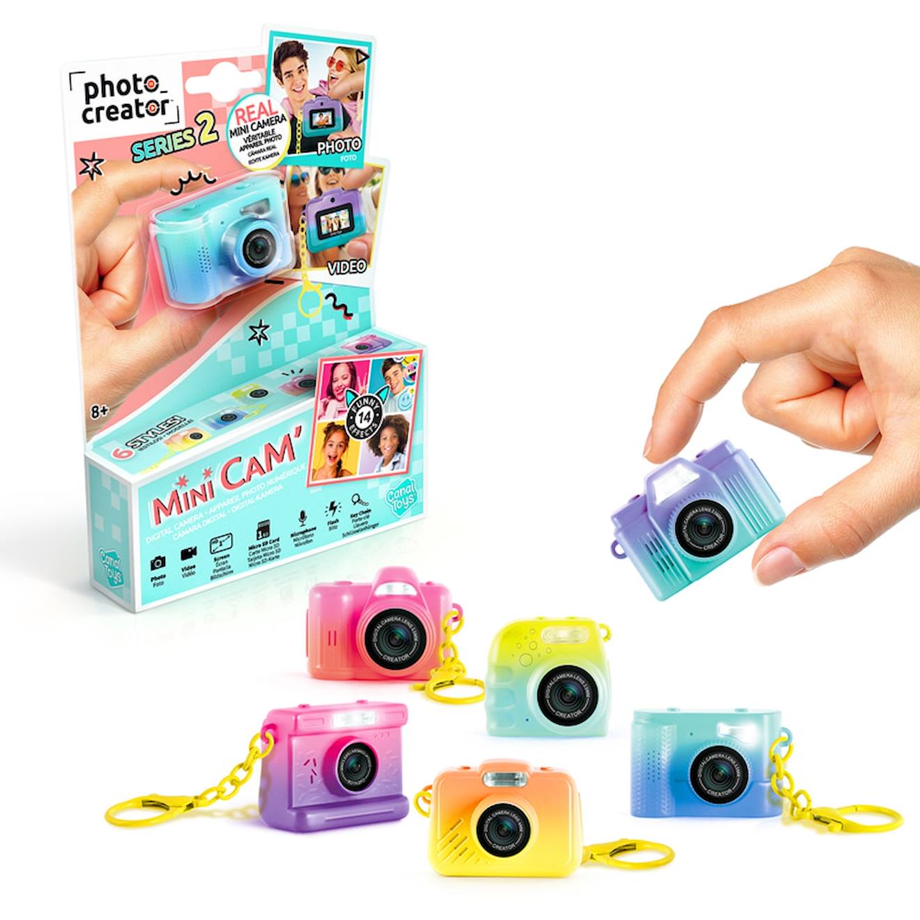 Mini Appareil-photo Numérique Et Caméra S2 Multicolore