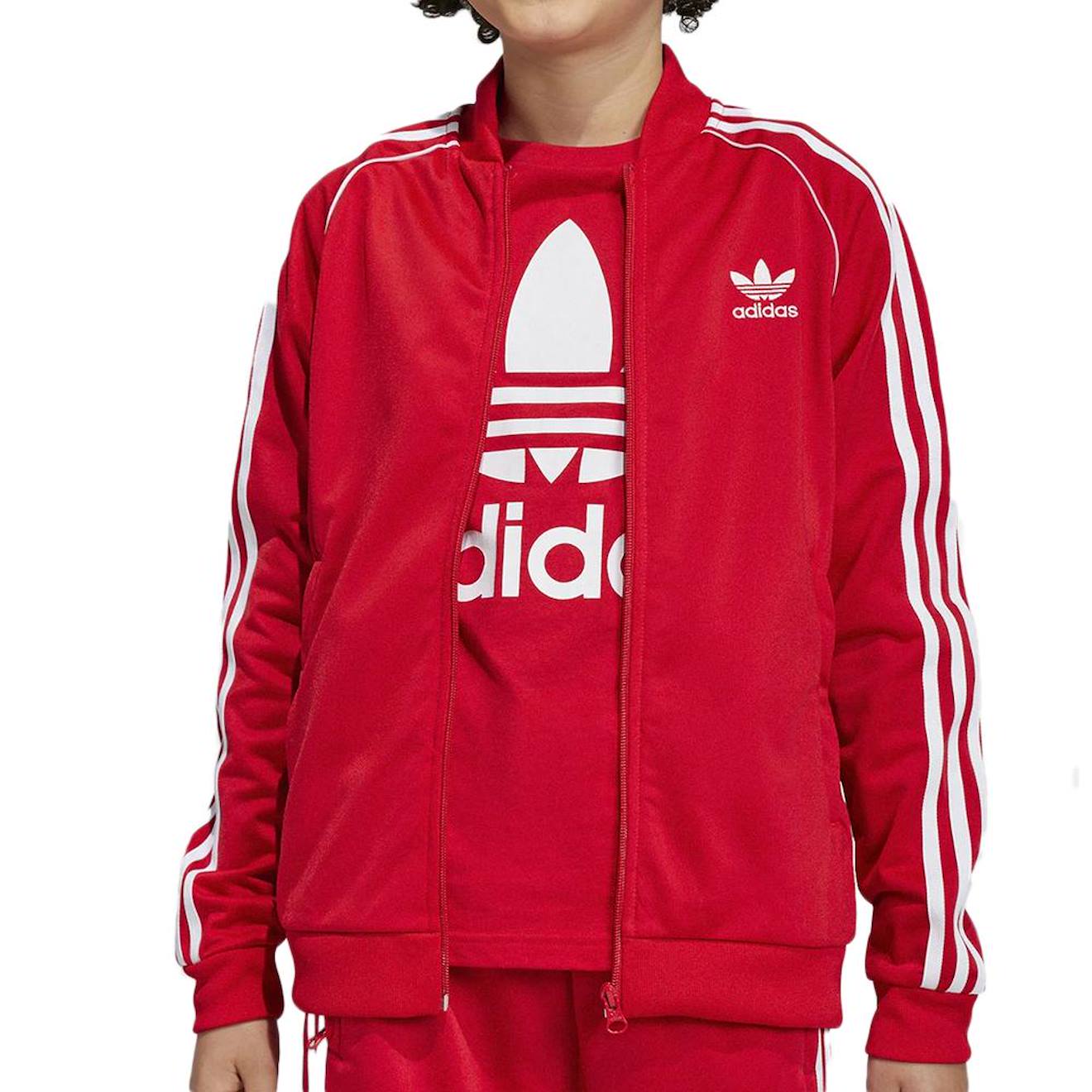 Veste Garçon Track Top Rouge