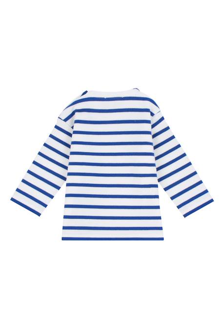 Marinière col bateau en coton loctudy bébé Blanc/braise+Blanc/etoile+Blanc/navire+Lupin/scotch+Marine deep/winterblue+Navire/blanc+Navire/braise+Navire/nature+Nine iron/gris chiné clair 5 - vertbaudet enfant 