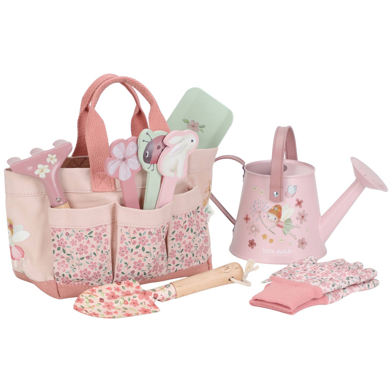 Coffret Jardinage Fairy Garden Rose (10 Pièces) Rose Coffret Jardinage Fairy Garden Rose (10 Pièces) Rose
