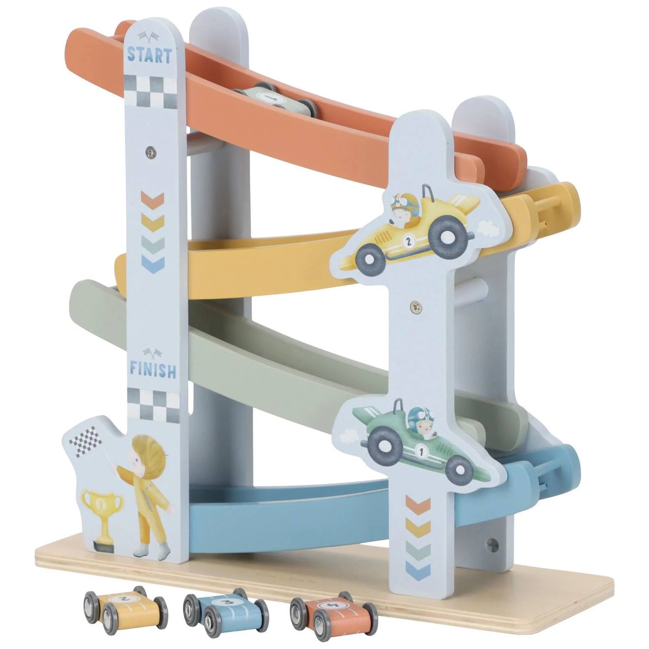 Circuit Rampe En Bois Multicolore