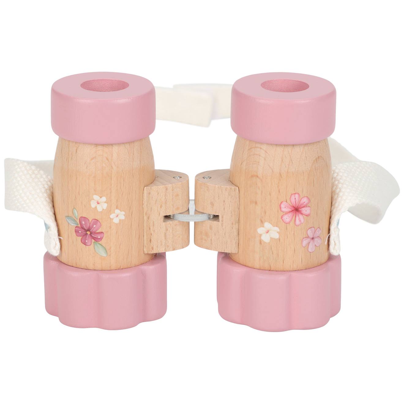 Jumelles Enfant En Bois Jeu D imitation Exploration Rose