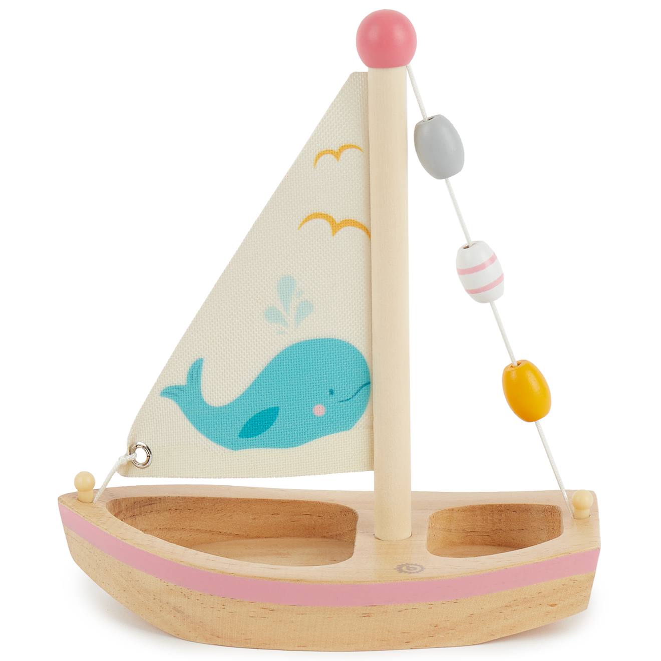 Jouet Voilier En Bois Pour Enfants Multicolore