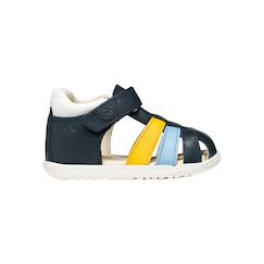 Chaussures-Sandales en cuir  à scratch