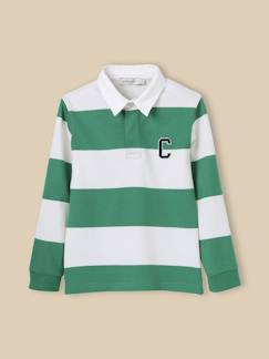Polo-rugby garçon - coton biologique  - vertbaudet enfant